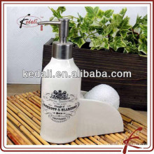 kitchen ceramic soap dispensing sponge dish brush